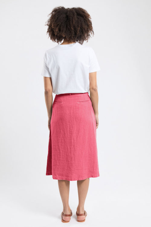 Long buttoned skirt - linen - Armor-lux - 2
