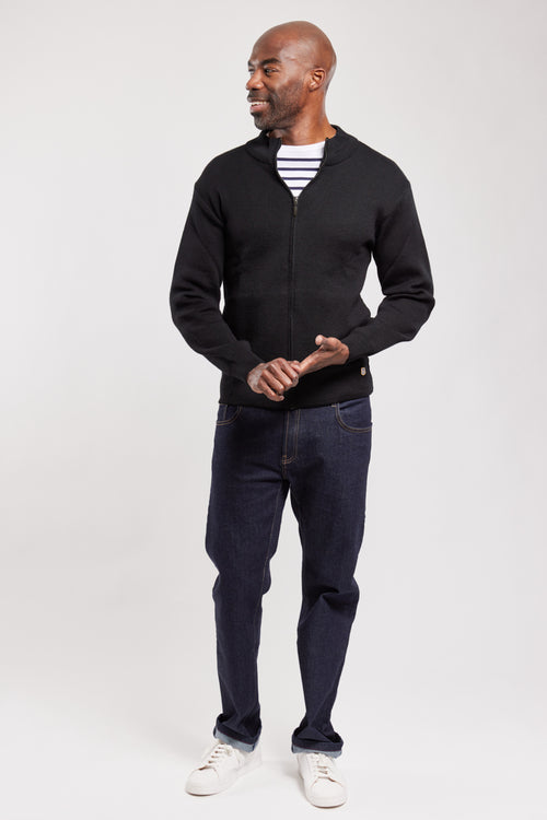 Full zip cardigan - wool - Armor-lux - 3