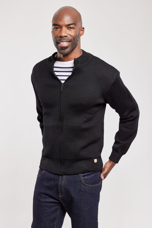 Full zip cardigan - wool - Armor-lux - 2