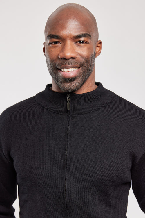 Full zip cardigan - wool - Armor-lux - 6