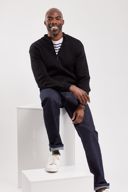 Full zip cardigan - wool - Armor-lux - 5