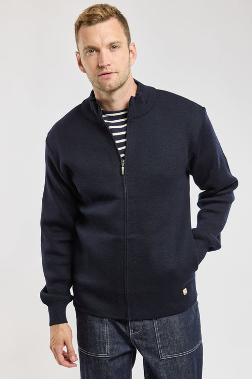 Full zip cardigan - wool - Armor-lux - 2