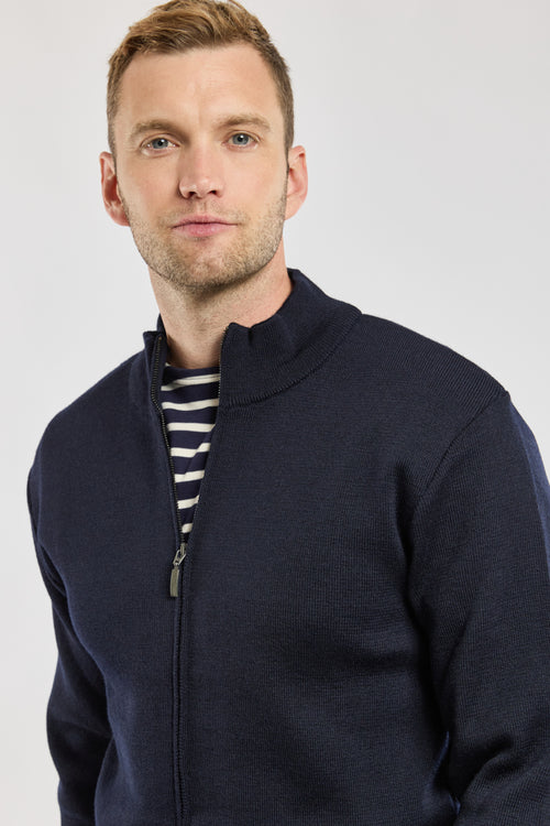 Full zip cardigan - wool - Armor-lux - 3
