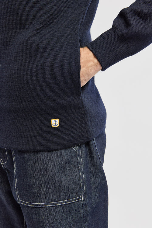 Full zip cardigan - wool - Armor-lux - 4