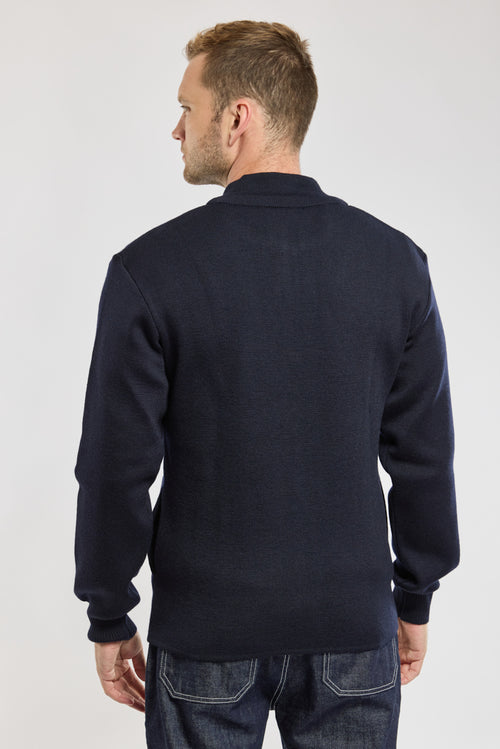 Full zip cardigan - wool - Armor-lux - 5