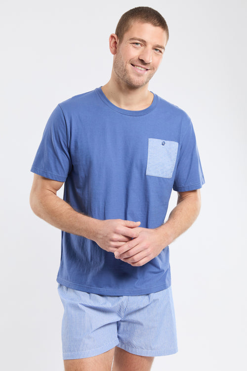 Pyjama short rayé - coton - Armor-lux - 3
