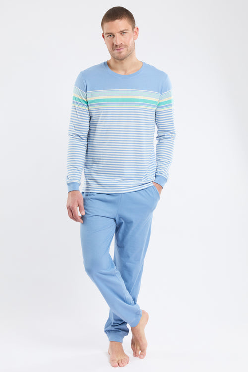Pyjama homme manches longues - coton - Armor-lux - 1
