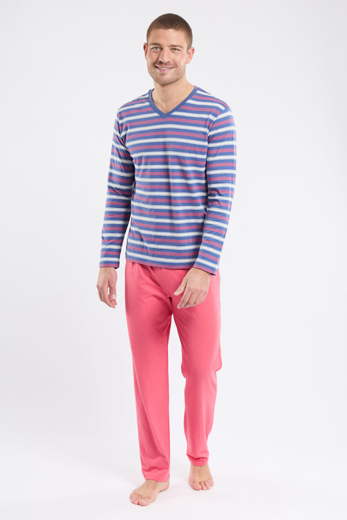 Gerader Pyjama - Baumwolle - Armor-lux - 1