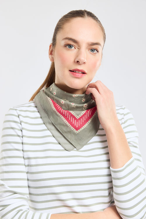 Square scarf - cotton - Armor-lux - 2