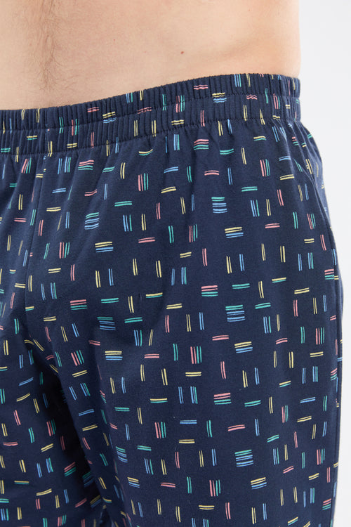 Pyjama short imprimé rayures - coton - Armor-lux - 4