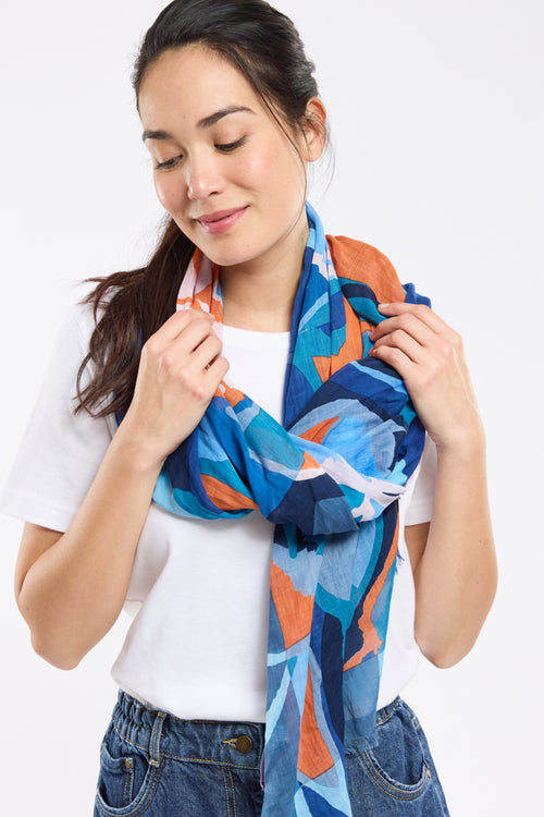 Foulard imprimé - coton - Armor-lux - 1