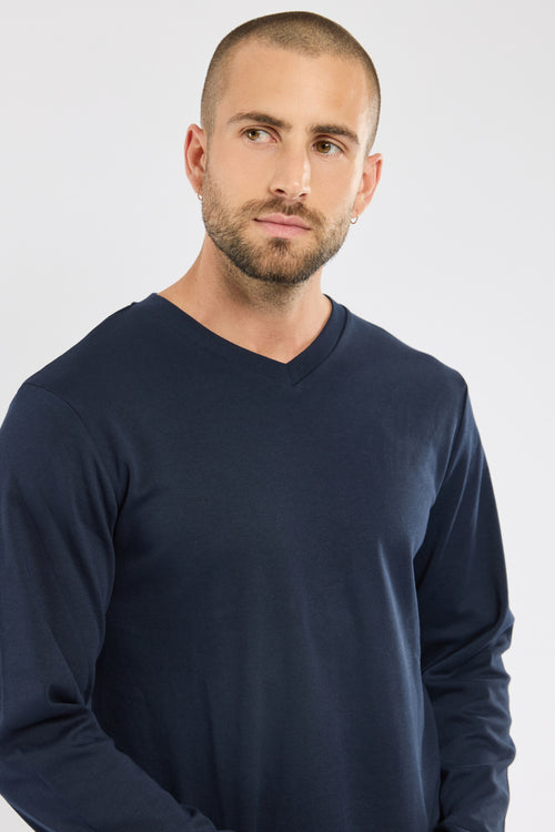 V-neck Pyjamas - cotton - Armor-lux - 2