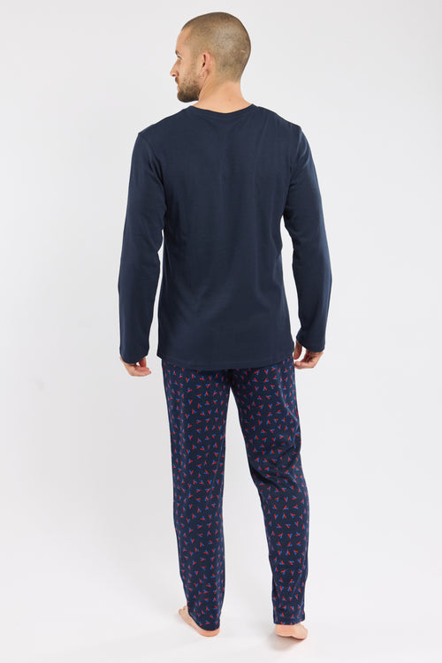 V-neck Pyjamas - cotton - Armor-lux - 4