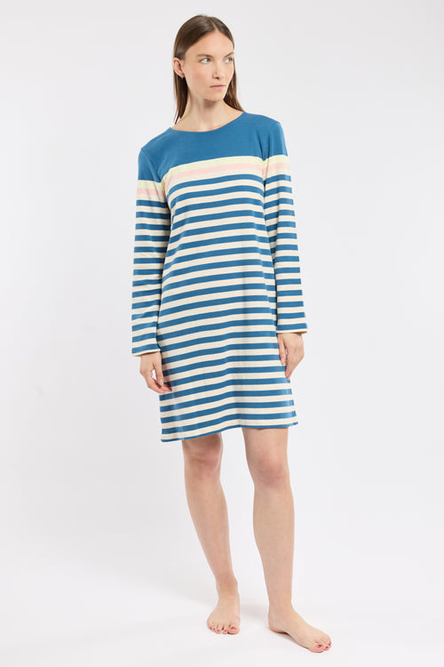 Chemise de nuit rayée - coton épais - Armor-lux - 3