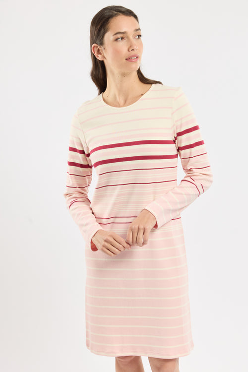 Chemise de nuit rayée - coton épais - Armor-lux - 1