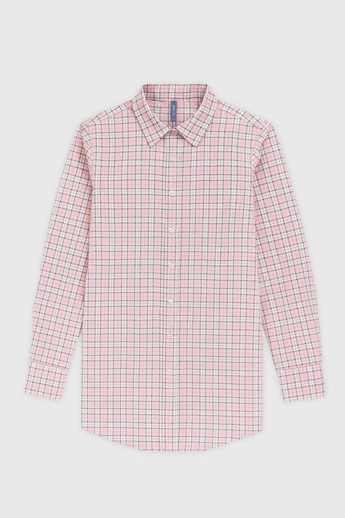 Checked nightshirt - cotton - Armor-lux - 1