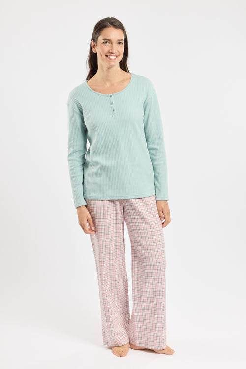 Straight cut pyjamas – cotton - Armor-lux - 1