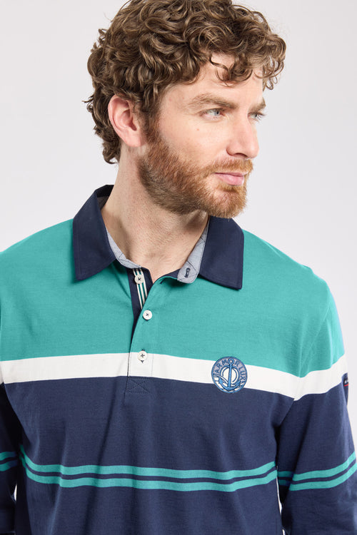 Poloshirt mit langen Ärmeln – leichte Baumwolle - Armor-lux - 2