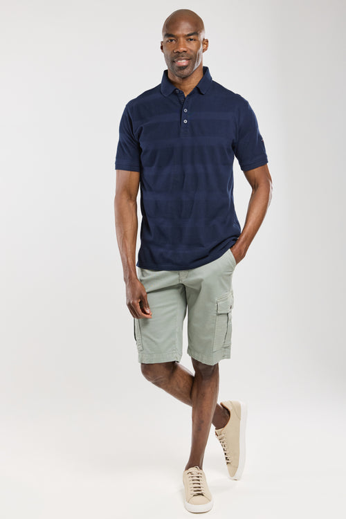 Polo maille fantaisie - coton - Armor-lux - 1