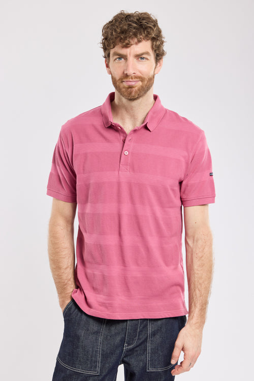Patterned polo shirt - cotton - Armor-lux - 1