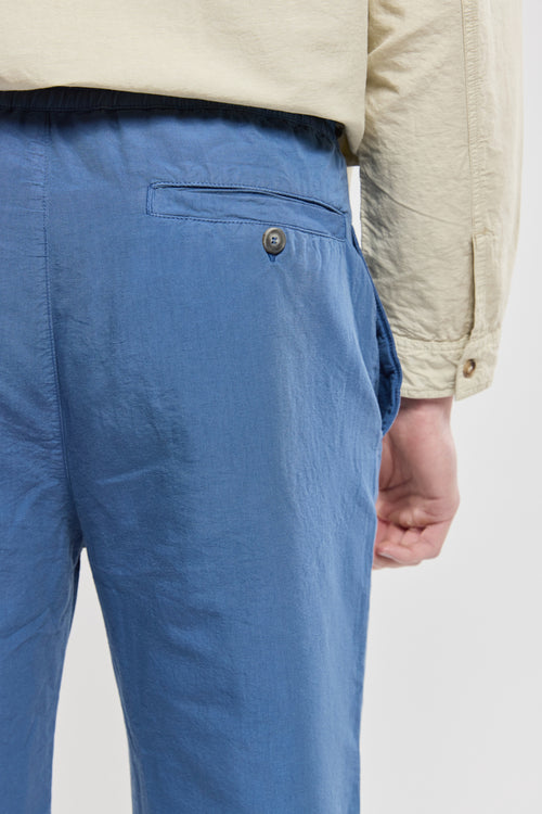 Pantalon taille élastique - coton et lin - Armor-lux - 4
