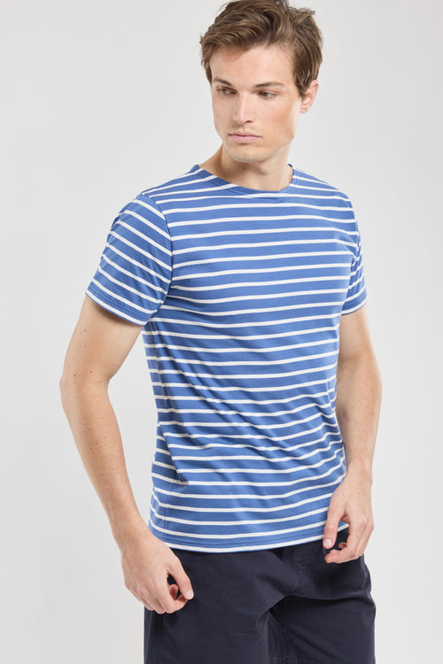 Short-sleeved Breton shirt - lightweight cotton - Armor-lux - 4