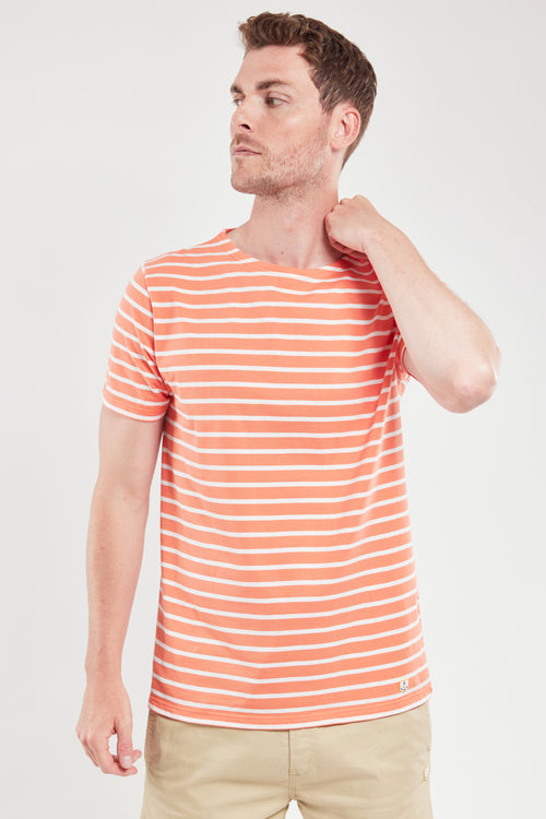 Short-sleeved Breton shirt - lightweight cotton - Armor-lux - 4
