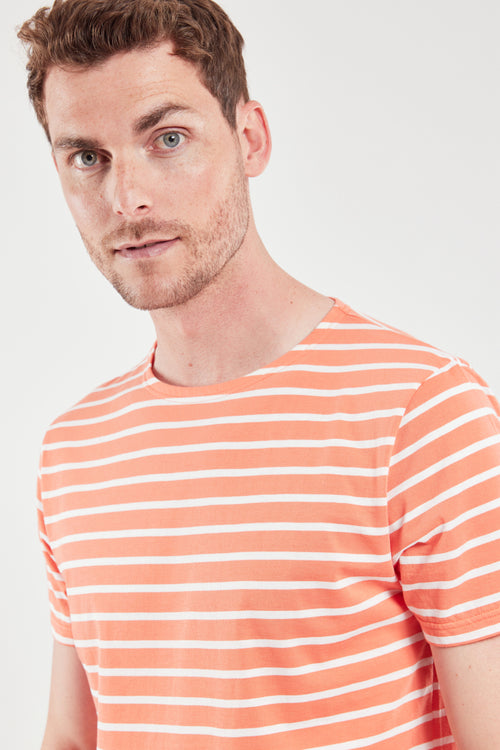 Short-sleeved Breton shirt - lightweight cotton - Armor-lux - 2