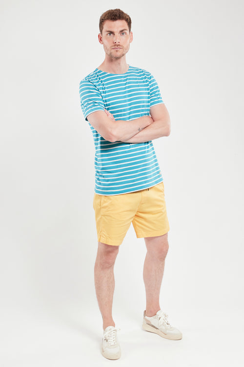 Short-sleeved Breton shirt - lightweight cotton - Armor-lux - 3