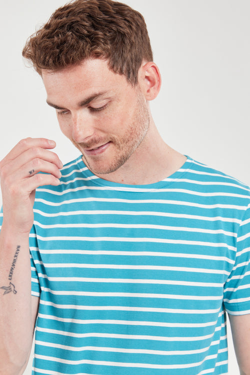 Short-sleeved Breton shirt - lightweight cotton - Armor-lux - 2