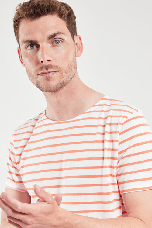 Short-sleeved Breton shirt - lightweight cotton - Armor-lux - 2