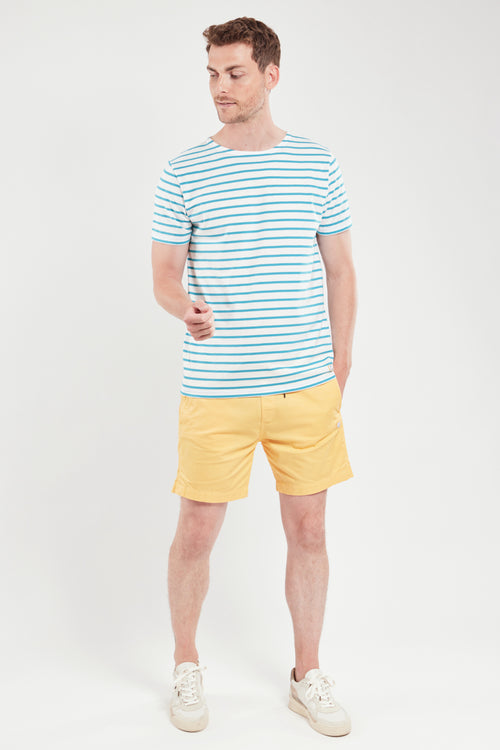 Short-sleeved Breton shirt - lightweight cotton - Armor-lux - 3