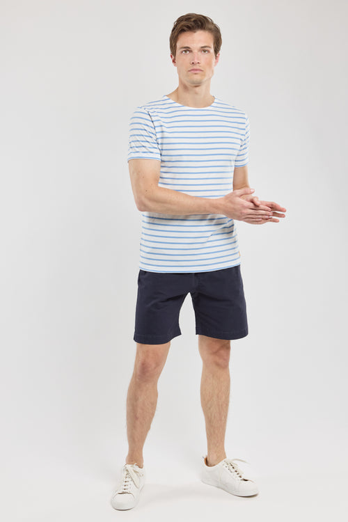 Short-sleeved Breton shirt - lightweight cotton - Armor-lux - 3