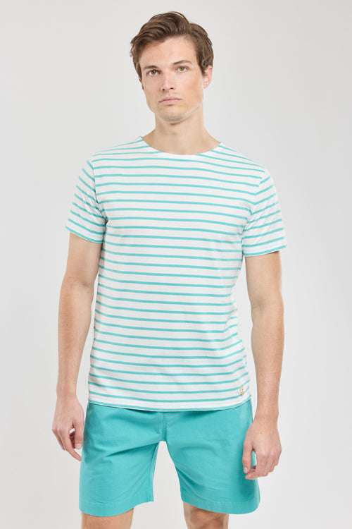 Short-sleeved Breton shirt - lightweight cotton - Armor-lux - 4