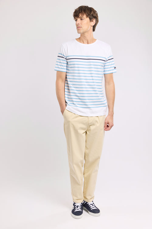 Short-sleeved Breton shirt - lightweight cotton - Armor-lux - 3