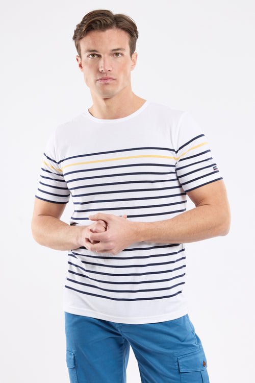 Marinière manches courtes - coton léger - Armor-lux - 2