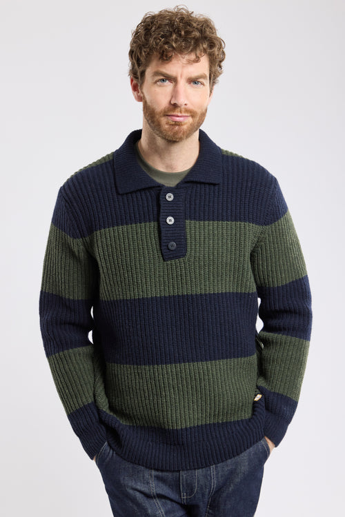 Pull col polo Heritage - laine - Armor-lux - 6