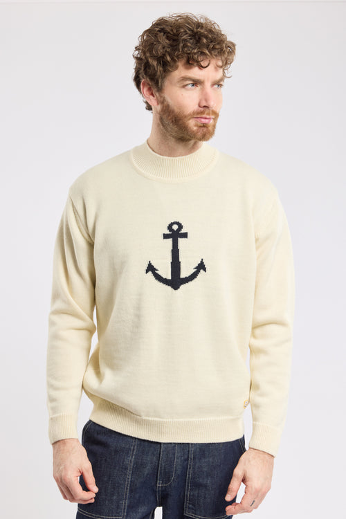 Pull col montant Heritage - laine - Armor-lux - 1