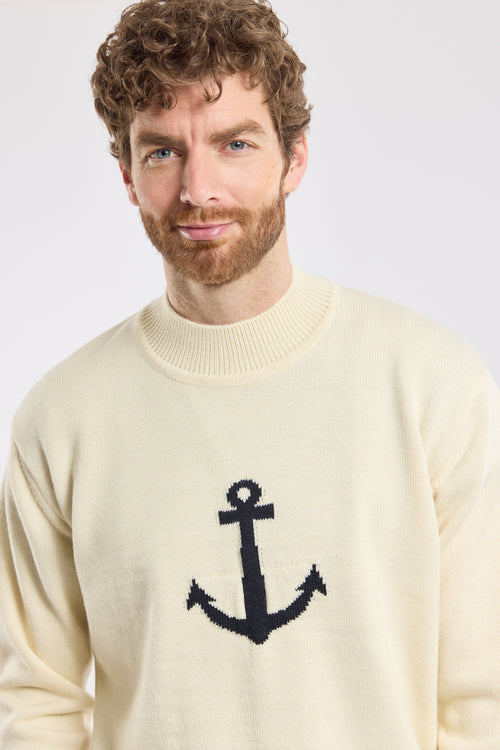 Pull col montant Heritage - laine - Armor-lux - 2
