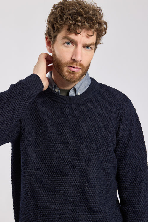Pull col rond Heritage - laine - Armor-lux - 2
