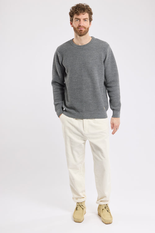 Pull col rond Heritage - laine - Armor-lux - 4