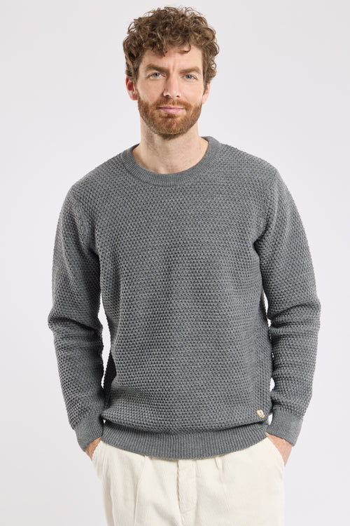 Pull col rond Heritage - laine - Armor-lux - 1