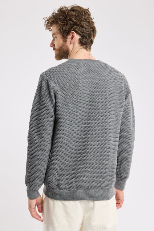 Pull col rond Heritage - laine - Armor-lux - 5