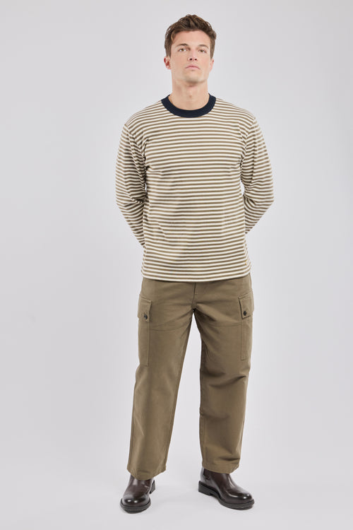 Héritage long-sleeve T-shirt - thick cotton - Armor-lux - 3