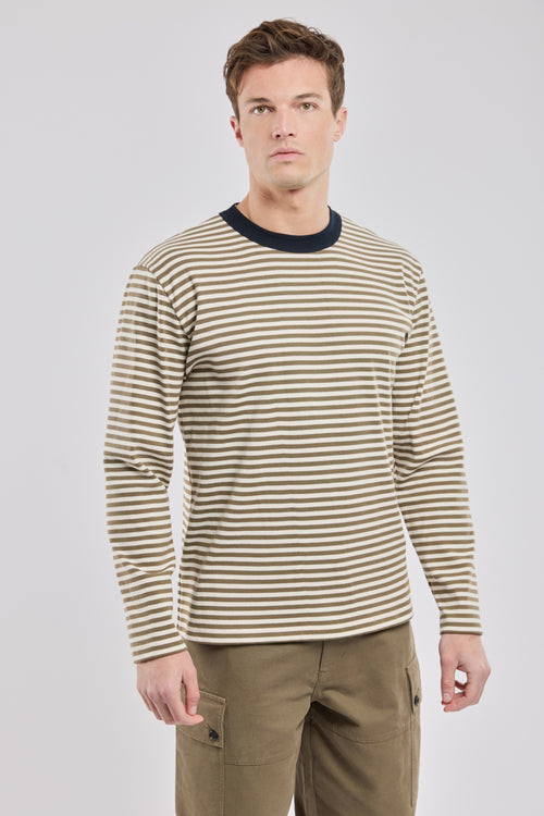 Héritage long-sleeve T-shirt - thick cotton - Armor-lux - 1