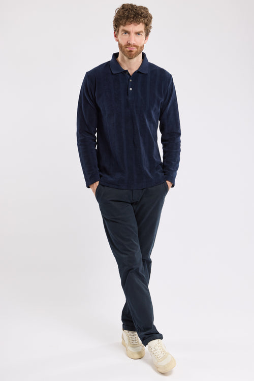 Polo manches longues - coton bouclette - Armor-lux - 3