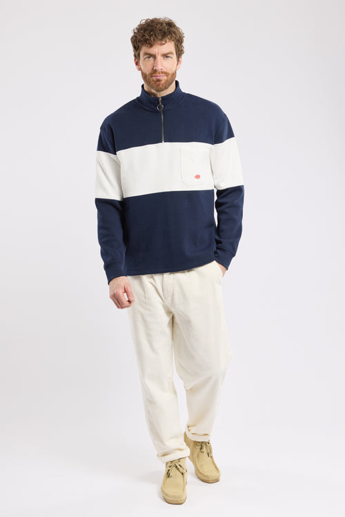 Sweat col zippé Heritage - coton épais - Armor-lux - 3