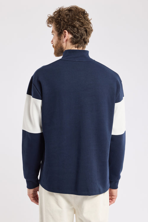 Sweat col zippé Heritage - coton épais - Armor-lux - 4