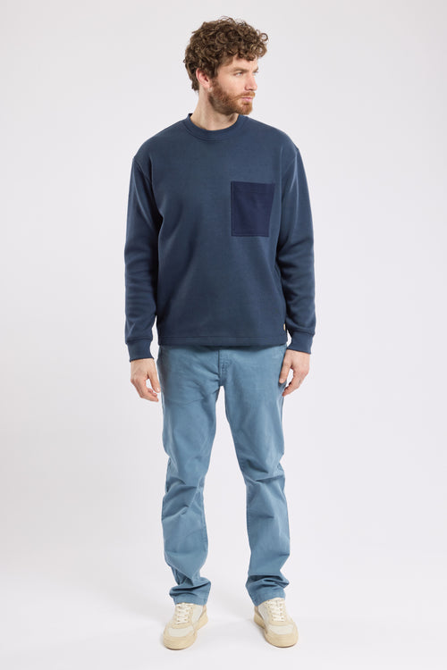 Sweat poche poitrine - coton épais - Armor-lux - 3