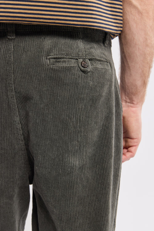 Heritage pleated trousers - corduroy - Armor-lux - 4